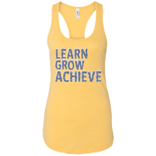 "Learn Grow Achieve" Ladies Tank