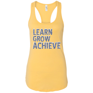 "Learn Grow Achieve" Ladies Tank