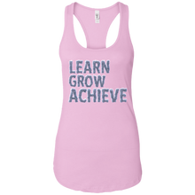 "Learn Grow Achieve" Ladies Tank