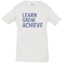 "Learn Grow Achieve" Infant Tees