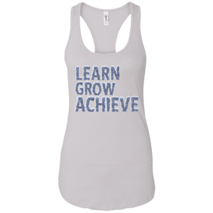 "Learn Grow Achieve" Ladies Tank